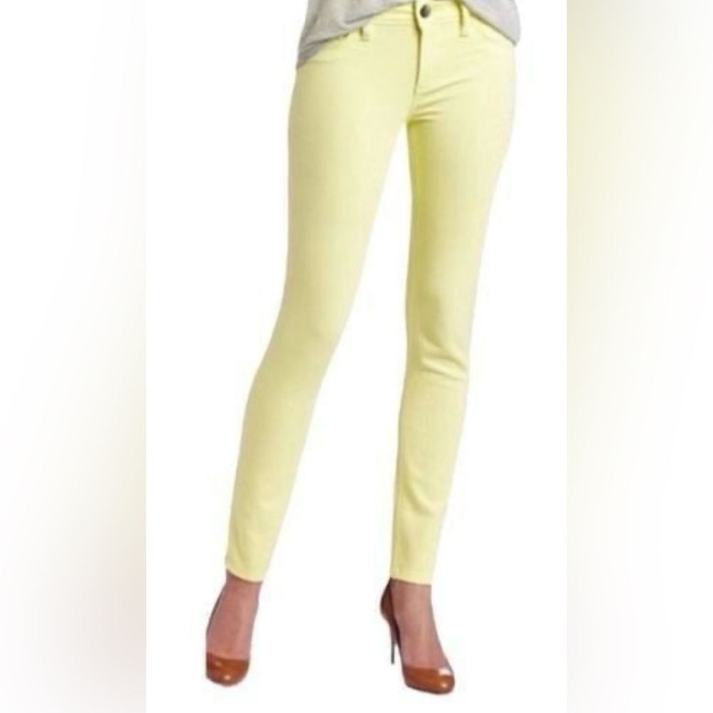 DL1961 Toni High Rise Skinny Jeans Yellow Size 27